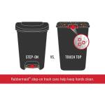 Rubbermaid 13 Gal. Step-On Trash Can (Black) (2007867)