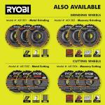 RYOBI ONE+ HP 18V Brushless Cordless 4-1/2 in. Angle Grinder (Tool Only) (PBLAG02B)