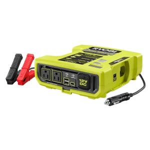 RYOBIONE+ 18V 1000-Watt Max 12-Volt Automotive Power Inverter (RYi1030A)