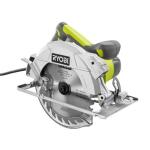 RYOBI 15 Amp Corded 7-1/4 in. Circular Saw with EXACTLINE Laser Alignment System, 24T Carbide Tipped Blade, Edge Guide and Bag (CSB144LZK)