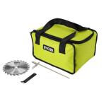 RYOBI 15 Amp Corded 7-1/4 in. Circular Saw with EXACTLINE Laser Alignment System, 24T Carbide Tipped Blade, Edge Guide and Bag (CSB144LZK)