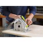 RYOBI 15 Amp Corded 7-1/4 in. Circular Saw with EXACTLINE Laser Alignment System, 24T Carbide Tipped Blade, Edge Guide and Bag (CSB144LZK)