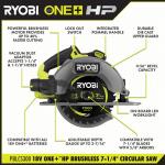 RYOBI ONE+ HP 18V Brushless Cordless 7-1/4 in. Circular Saw (Tool Only) (PBLCS300B)