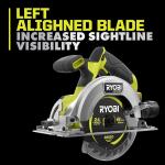 RYOBI ONE+ HP 18V Brushless Cordless Compact 6 1/2 Inch Circular Saw (Tool Only)