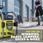 RYOBI Cold Water Corded Electric Pressure Washer, 2000 PSI, 1.2 GPM