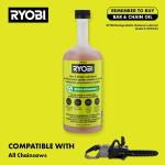 RYOBI ONE+ HP 18V Brushless Whisper Series 12 in. Battery Chainsaw (Tool Only) (P2507BTL)