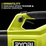 RYOBI40V HP Brushless Whisper Series 160 MPH 650 CFM Cordless Battery Leaf Blower with 4.0 Ah Battery and Charger (RY404014K)