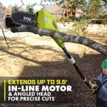 RYOBI 40V 10 in. Cordless Battery Pole Saw (Tool-Only) (RY40506BTL)