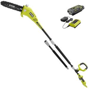 RYOBI40V 10 in. Cordless Battery Pole Saw with 2.0 Ah Battery and Charger (RY40560)