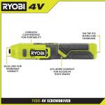 Ryobi Cordless 4V 1/4 in. Screwdriver