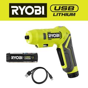 Ryobi USB Rechargeable Screwdriver Kit (Lithium)