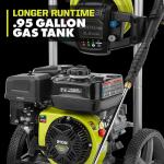 RYOBI Cold Water Gas Pressure Washer: 2900 PSI, 2.5 GPM, 212cc Engine