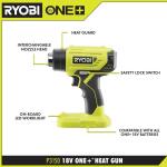 RYOBI ONE+ 18V Cordless Heat Gun (Tool Only)(P3150)