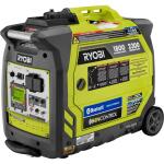 RYOBI 2300 Watt Recoil Start Bluetooth Super Quiet Gasoline Powered Digital Inverter Generator with CO Shutdown Sensor