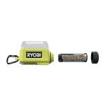 RYOBIUSB Lithium Cordless Compact Area Light Kit with 2.0 Ah USB Battery and Charging Cable (FVL59K)