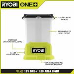 RYOBIONE+ 18V Cordless LED Area Light with USB (Tool Only) (PCL662B)