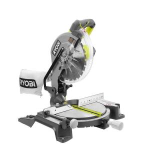 RYOBI 14 Amp Corded 10 Inch Compound Miter Saw with LED Cutline Indicator