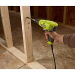 Ryobi 5.5 Amp Corded 3/8-Inch Variable Speed Compact Drill/Driver with Carrying Bag