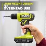 Ryobi ONE+ 18V Cordless 3/8-Inch Drill/Driver Kit, including a 1.5 Ah Battery and Charger