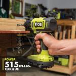 RYOBI ONE+ 18V Cordless 1/2 in. Drill/Driver Kit with (1) 1.5 Ah Battery and Charger (PCL206K1)