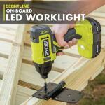 RYOBIONE+ 18V Cordless 1/4 in. Impact Drill/Driver Kit with (2) 1.5 Ah Batteries and Charger (PCL235K2)