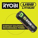 RYOBIUSB Lithium Rechargeable Battery Lithium 2.0 Ah 