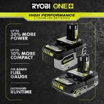 RYOBIONE+ 18V 4.0 HIGH PERFORMANCE Lithium-Ion Ah Battery (2-Pack)