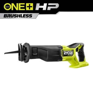 RYOBI ONE+ HP 18V Brushless Cordless Reciprocating Saw (Tool Only) (PBLRS01B)