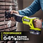 RYOBI ONE+ HP 18V Brushless Cordless Reciprocating Saw (Tool Only) (PBLRS01B)