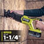 RYOBI ONE+ HP 18V Brushless Cordless Reciprocating Saw (Tool Only) (PBLRS01B)