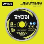 RYOBI ONE+ HP 18V Cordless Handheld Wet/Dry Masonry Tile Saw (Tool Only) (PBLHTS01B)