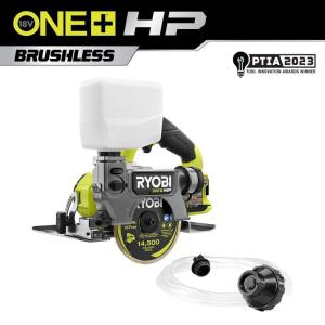 RYOBI ONE+ HP 18V Cordless Handheld Wet/Dry Masonry Tile Saw (Tool Only) (PBLHTS01B)