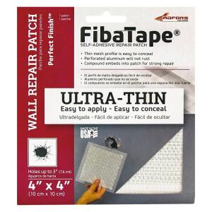 Saint-Gobain ADFORSFibaTape Perfect Finish 4 in. x 4 in. Self-Adhesive Wall Repair Patch (FDW9147-U)