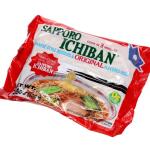 Sapporo Ichiban 3.5 Oz Each, (Pack of 5) Japanese-Style Noodles in Original Flavor Soup,