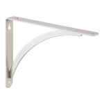 Everbilt6.5 in. x 9 in. Plated Satin Nickel Cove Arch Steel Shelf Bracket (27791SNLHD-2)