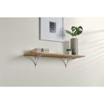 Everbilt6.5 in. x 9 in. Plated Satin Nickel Cove Arch Steel Shelf Bracket (27791SNLHD-2)