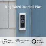 Ring Wired Doorbell Plus - Smart WiFi Video Doorbell Camera B08M125RNW