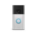 Ring Battery Doorbell with Head-to-Toe HD Video - Satin Nickel