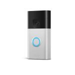 Ring Battery Doorbell with Head-to-Toe HD Video - Satin Nickel