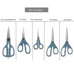 Anvil Straight Scissors 5-Piece (90841)