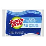 Scotch-Brite 3-Pack Zero Scratch Scrub Sponge (MP-3-8-D)