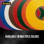 Scotch3/4 in. x 66 ft. Vinyl Electrical Tape, Black/Red and White (3-Pack) (6132-10828/6)