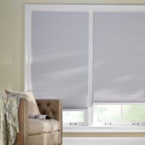 Home Decorators CollectionShadow White Cordless Blackout Cellular Shades for Windows - 48 in. W x 48 in. L (Actual Size 47.75 in. W x 48 in. L) (10793478636471)