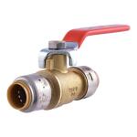 SharkBiteMax 1/2 in. Brass Push-to-Connect Ball Valve (UR22222)