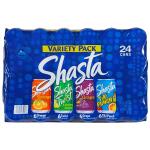 Shasta Variety Pack 24 pack x 12 oz