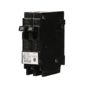 Siemens Tandem Single Pole Type QT NCL-Circuit Breaker (2) 20 Amp