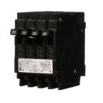 Siemens Double-Pole Circuit Breaker Triplex Two Outer 20 Amp Single-Pole and One Inner 20 Amp