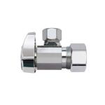 BrassCraft1/2 in. Compression Inlet x 3/8 in. Compression Outlet 1/4-Turn Angle Valve (G2CR19X C1)