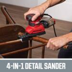 SKIL Corded Detail Sander 120 Volts 1.2-Amp with Dust Management