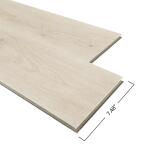 VERT HAUSSnowdrift Oak 10 mm T x 7.4 in. x 47.2 in. Waterproof Hybrid Resilient Flooring (27 sq. ft./Case) (VH102)